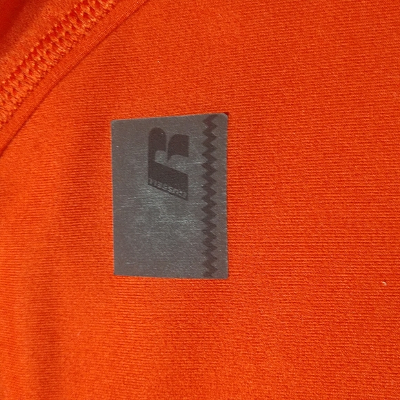 3/$15 Russell Dri-Power Long Sleeve Shirt Hunter Orange Size Small (6-7) - Picture 3 of 13